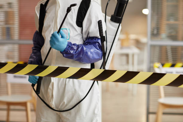Professional Blood Cleanup technician working in Hayden, ID